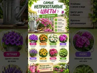 ХитСад ТВ - Эти 7 цветов выживут у любого новичка! 
