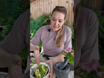 Садовый Мир - Рецепт: маринованный кабачок.