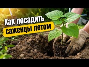 Садовый клуб Наталии Петренко - Как посадить саженцы летом