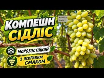 Виноград на грядке - Компешн сідліс. Новинка  2026 р.