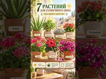 ХитСад ТВ - 7 растений для солнечного окна