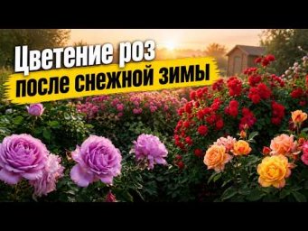 Садовый клуб Наталии Петренко - Цветение роз после снежной зимы