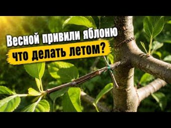 Садовый клуб Наталии Петренко - Весной привили яблоню  -  что делать летом