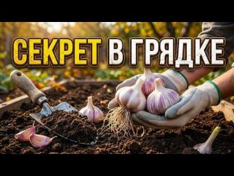 Во саду ли в огороде Юлия Миняева - ЧЕСНОК ВЫРАСТЕТ С КУЛАК! Главные секреты подготовки грядки под з