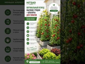ХитСад ТВ - Вертикальный огород &mdash; максимум урожая даже на небольшом участке!